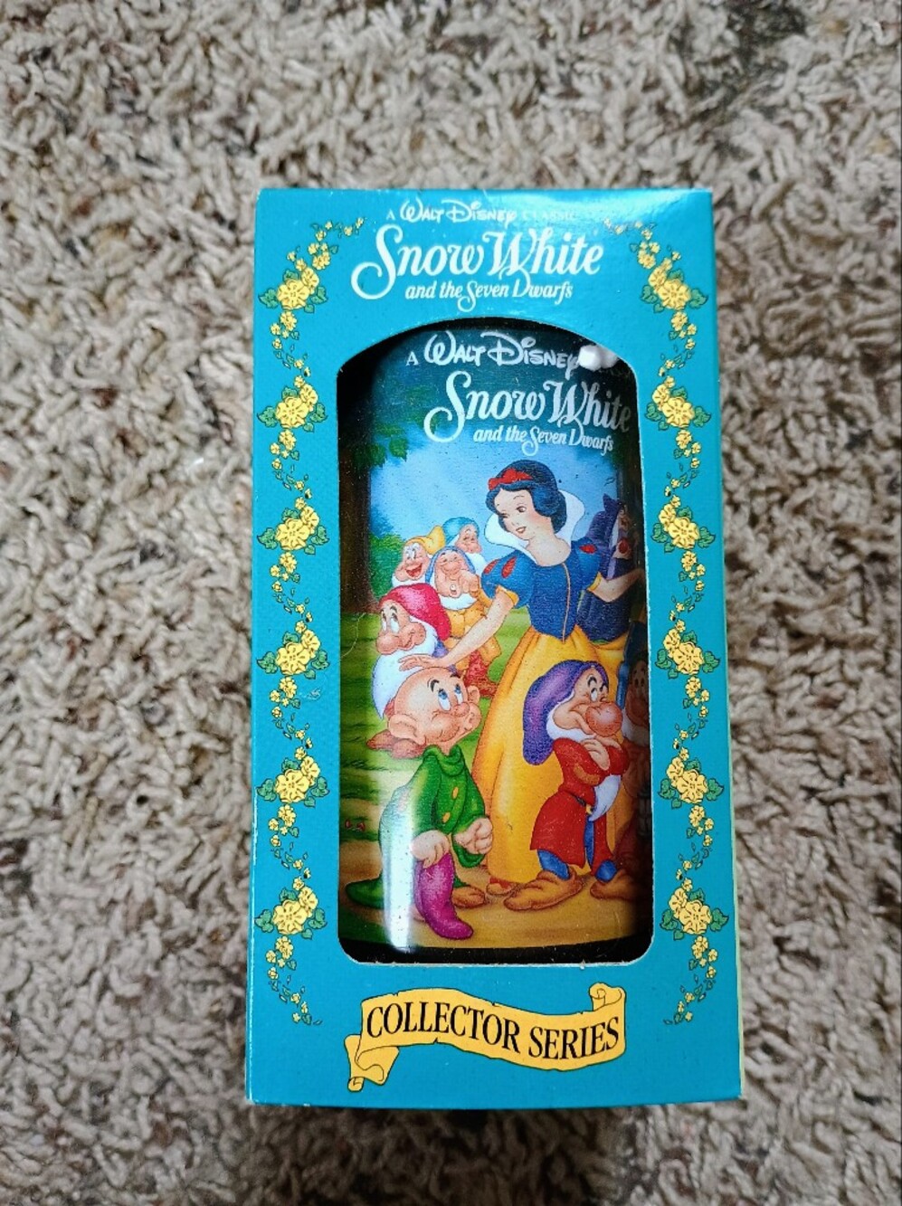 Vintage 1994 Burger King Disney Snow White Collector Series Glass In Excellent